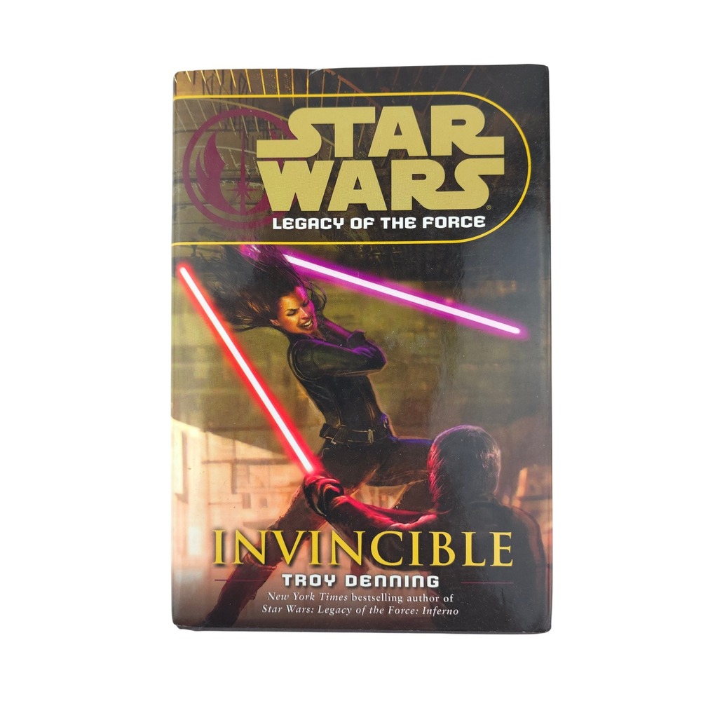 Star Wars Legacy of the Force Invincible Troy Denning Hardcover Good